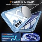 For Samsung Galaxy A36 / A56 RedPepper Tempered Glass MagSafe Phone Case(Sky Blue) - 3
