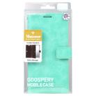For Samsung Galaxy S25 5G GOOSPERY MANSOOR DIARY 9 Card Slots Leather Phone Case(Mint Green) - 3