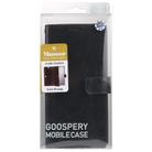 For Samsung Galaxy S25 5G GOOSPERY MANSOOR DIARY 9 Card Slots Leather Phone Case(Black) - 3