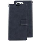 For Samsung Galaxy S25 Ultra 5G GOOSPERY MANSOOR DIARY 9 Card Slots Leather Phone Case(Dark Blue) - 2