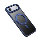 For iPhone 17 Air Frosted 360 Degree MagSafe Magnetic Holder Phone Case(Blue) - 2