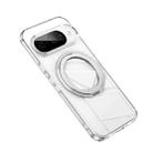 For Google Pixel 10 / 10 Pro Frosted 360 Degree MagSafe Magnetic Holder Phone Case(Silver) - 2