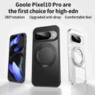 For Google Pixel 10 / 10 Pro Frosted 360 Degree MagSafe Magnetic Holder Phone Case(Silver) - 3