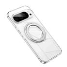 For Google Pixel 10 Pro XL Frosted 360 Degree MagSafe Magnetic Holder Phone Case(Silver) - 2