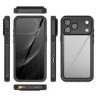 For iPhone 17 Pro Max RedPepper Waterproof Phone Case(Black) - 3