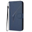 For Itel A50 Triangle Pattern Buckle Clasp Leather Phone Case(Royal Blue) - 2