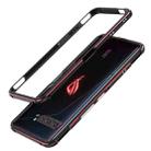 For ASUS ROG Phone 3 ZS661KS Aluminum Alloy Shockproof Protective Bumper Frame(Black Red) - 1