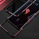 For ASUS ROG Phone 3 ZS661KS Aluminum Alloy Shockproof Protective Bumper Frame(Black Red) - 3