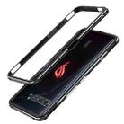 For ASUS ROG Phone 3 ZS661KS Aluminum Alloy Shockproof Protective Bumper Frame(Black Silver) - 1