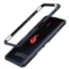 For ASUS ROG Phone 3 ZS661KS Aluminum Alloy Shockproof Protective Bumper Frame(Black Blue) - 1