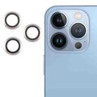 For iPhone 13 Pro Max / 13 Pro Back Camera Cover 9H Tempered Glass Lens Film(Silver) - 1