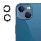 For iPhone 13 / 13 mini Back Camera Cover 9H Tempered Glass Lens Film(Titanium) - 1