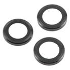 For iPhone 12 Pro Max Back Camera Cover 9H Tempered Glass Lens Film(Black) - 2