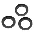 For iPhone 12 Pro Max Back Camera Cover 9H Tempered Glass Lens Film(Black) - 3