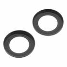 For iPhone 12 Back Camera Cover 9H Tempered Glass Lens Film(Black) - 3