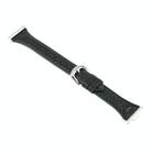 For Huawei Watch Fit 3 Metal Connector Heart-Shaped Embossed Leather Watch Band(Forest Green) - 3