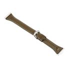 For Huawei Watch Fit Metal Connector Heart-Shaped Embossed Leather Watch Band(Retro Green) - 3