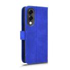 For Samsung Galaxy S25 Edge 5G Skin Feel Magnetic Flip Leather Phone Case(Blue) - 3
