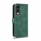 For Samsung Galaxy S25 Edge 5G Skin Feel Magnetic Flip Leather Phone Case(Green) - 3
