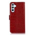 For Samsung Galaxy S25 FE 5G Crocodile Top Layer Cowhide Leather Phone Case(Red) - 3
