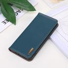 For Samsung Galaxy S25 Edge 5G KHAZNEH Nappa Top Layer Cowhide Leather Phone Case(Green) - 2