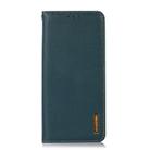 For Samsung Galaxy S25 Edge 5G KHAZNEH Nappa Top Layer Cowhide Leather Phone Case(Green) - 3