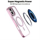 For iPhone 16 MagSafe Magnetic Clear Phone Case(Blue) - 3