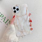 For iPhone 12 mini Marble Pattern Soft TPU Protective Case(Yellow Veins) - 1