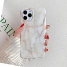 For iPhone 12 mini Marble Pattern Soft TPU Protective Case(Yellow Veins) - 2