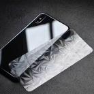 For iPhone 15 Pro Rhombus Pattern Sticker Frosted Phone Back Film(Silver) - 3