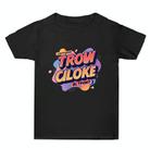 Orange Alphabet Printed Summer Baggy Cotton Short Sleeve T-shirt Print On Your Demand, Size:M(Black) - 1