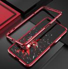 For Huawei Honor V30 Aluminum Alloy Shockproof Protective Bumper Frame(Red Silver) - 2