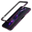 For Huawei Honor V30 Aluminum Alloy Shockproof Protective Bumper Frame(Black Purple) - 1