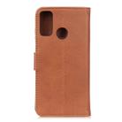 For OPPO A53 2020 KHAZNEH Cowhide Texture Horizontal Flip Leather Case with Holder & Card Slots & Wallet(Browm) - 3