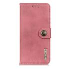For OPPO A53 2020 KHAZNEH Cowhide Texture Horizontal Flip Leather Case with Holder & Card Slots & Wallet(Pink) - 3