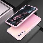 For Vivo X50 & X50 Pro Aluminum Alloy Shockproof Protective Bumper Frame(Pink Silver) - 2