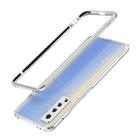 For Vivo X50 & X50 Pro Aluminum Alloy Shockproof Protective Bumper Frame(Silver) - 1