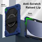 For Samsung Galaxy Tab A9+ Contrast Color Robot Silicone Hybrid PC Tablet Case(Navy Black) - 3