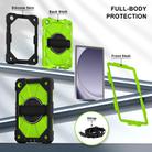 For Samsung Galaxy Tab A9+ Contrast Color Robot Silicone Hybrid PC Tablet Case(Black Yellow Green) - 2
