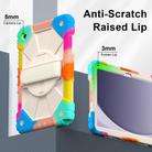 For Samsung Galaxy Tab A9+ Contrast Color Robot Silicone Hybrid PC Tablet Case(Colorful Blue) - 3