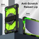 For Samsung Galaxy Tab A9 Contrast Color Robot Silicone Hybrid PC Tablet Case(Black Yellow Green) - 3