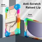 For Samsung Galaxy Tab A9 Contrast Color Robot Silicone Hybrid PC Tablet Case(Colorful Blue) - 3