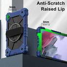 For Samsung Galaxy Tab A7 Lite Contrast Color Robot Silicone Hybrid PC Tablet Case(Navy Black) - 3