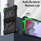 For Samsung Galaxy Tab A7 Lite Contrast Color Robot Silicone Hybrid PC Tablet Case(Black) - 3