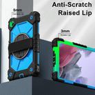 For Samsung Galaxy Tab A7 Lite Contrast Color Robot Silicone Hybrid PC Tablet Case(Black Blue) - 3