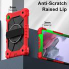 For Samsung Galaxy Tab A7 Lite Contrast Color Robot Silicone Hybrid PC Tablet Case(Red Black) - 3