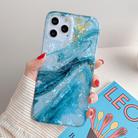 For iPhone 12 mini Marble Pattern Soft TPU Protective Case(Gilding Shell) - 2