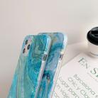 For iPhone 12 mini Marble Pattern Soft TPU Protective Case(Gilding Shell) - 3