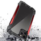 For iPhone 11 Pro Max R-JUST Metal Airbag Shockproof Protective Case(Black Red) - 2