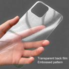 For iPhone 15 Pro Frosted Sticker Phone Back Film(3D Heart) - 3